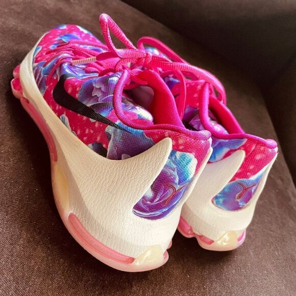 Mint Condition NIKE KD 8 Aunt Pearl 4Y Womens 5.5 to 6 36 EUR Pink Purple - Picture 7 of 16